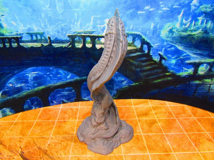 Giant Eel Underwater Monster Encounter Mini Miniature 3D Printed Figure Model