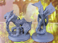 
              Pair of Imp Demons Mini Miniatures 3D Printed Resin Model Figure 28/32mm Scale
            