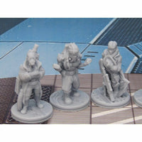 
              Lot of 6 Space Crew Mini Miniature Figure Scenery Terrain 3D Printed Model
            