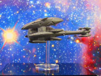Kshellik Destroyer Ship Mass 3 W/ Flight Stand & Rod Astra Nebula Billion Suns