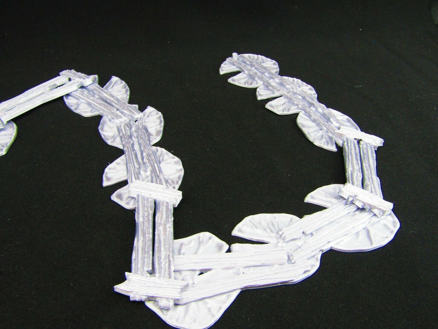 9pc Lilly Pad Boardwalk Walkway Swamp Water Crossing Scatter Terrain Scenery