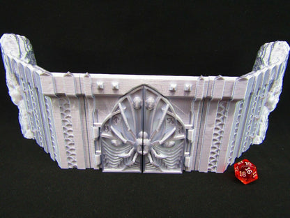 Small Fortress Walls Set Scatter Terrain Scenery 3D Printed Mini Miniature Model