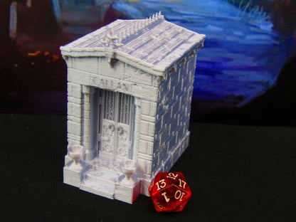 Small Tomb for Graveyard / Cemetery Scatter Terrain Scenery Tabletop Gaming