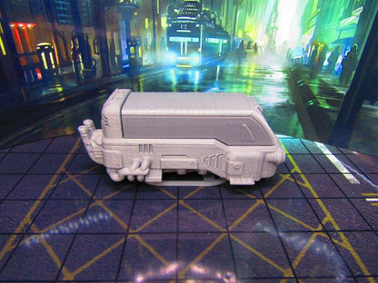 Hover Bus Vehicle Transportation Terrain Scenery Miniature