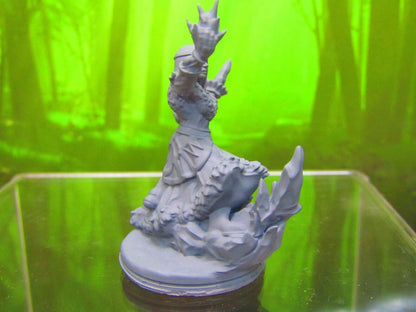 Good Witch Sorceress Female Wizard Enchantress Mini Miniature 3D Printed Model