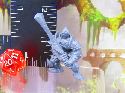 Metal Golem Mini Miniatures 3D Printed Resin Model Figure 28/32mm Scale RPG