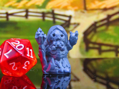 Clod Wizard Earth Elemental Dirt Folk Mini Miniature Model Character Figure