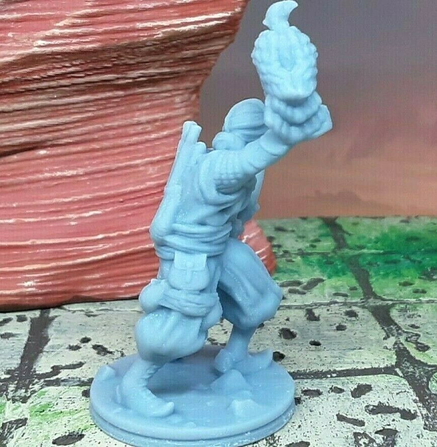 Male Ranger Hero Hawk Warrior Desert Themed Mini Miniature Figure RPG 3D Resin