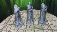 
              4 Piece Statue Ruins Scatter Terrain Scenery 28mm Dungeons & Dragons 3D Printed
            