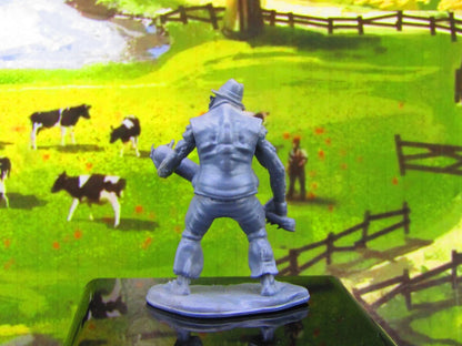 Gangster Troll Shooting the Bird Monster Encounter Mini Miniature Model