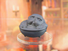 Pug Dog in a Tub Companion Pet Familiar Mini Miniature Figure 3D Printed Model