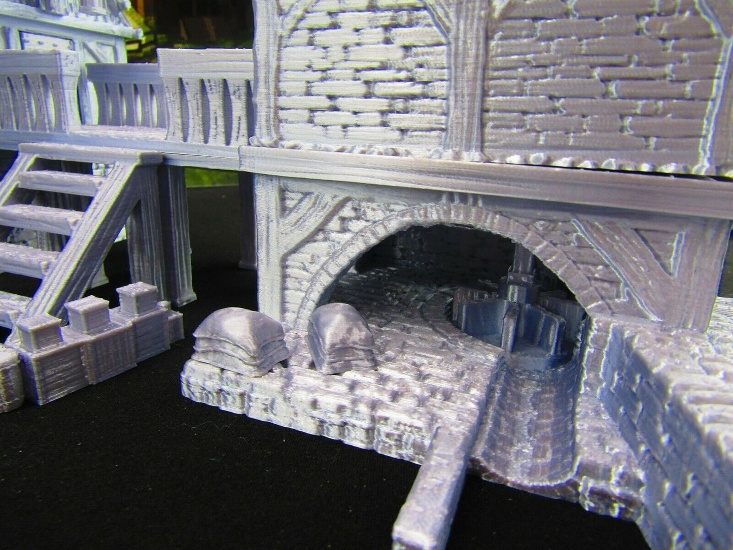 Large Village Center Mill, Stable, Blacksmith, Shops, Tavern & Inn Scatter