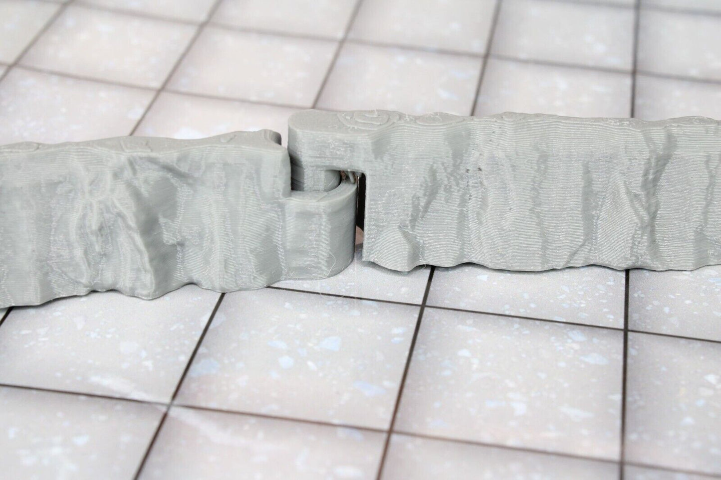 8pc DungeonSticks Dry Cavern Straight Walls Map Building Tile Set Scenery D&D