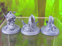 
              3pc Jelly Goo Ooze Set Mini Miniatures 3D Printed Resin Model Figure 28/32mm
            