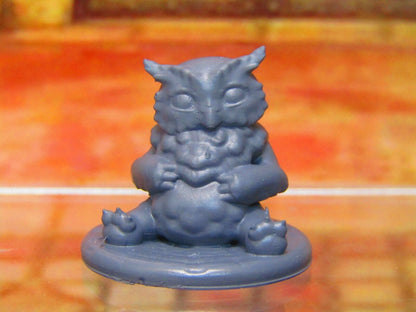 Baby OwlBear Owlcub Monster Companion Mini Miniatures 3D Printed Model 28/32mm