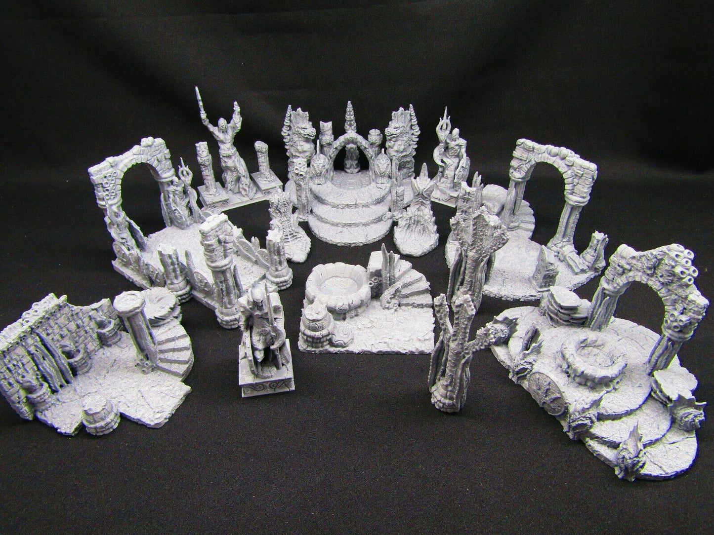 13pc Atlantis Merfolk Underwater Deep Sea City Scenery Scatter Terrain Props