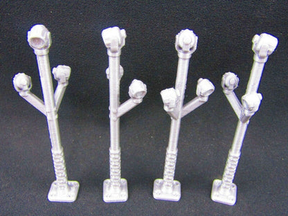 12pc Security Cameras, Spot Lights, and Street Lights Obstacle Set Scenery SciFi