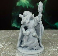 
              Mind Flayer Illithid W/ Scepter Mini Miniature 28mm Figure D&D 3D Printed Resin
            