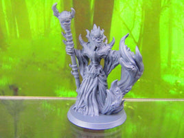 Lich Necromancer Mage Mini Miniatures 3D Printed Resin Model Figure 28/32mm
