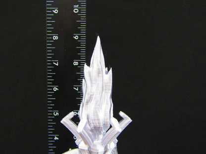 Summoning Circle Magic Tower w/ Flame Mini Miniature Figure 3D Printed Model