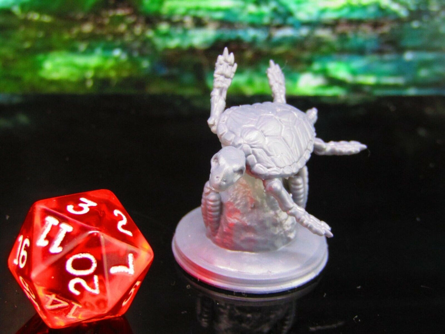 Undead Underwater Skeleton Sea Turtle Pose C Mini Miniature Model Character