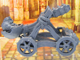 Dwarf a Pult Dwarf Launching Catapult Dwarf Mini Miniatures 3D Printed Model