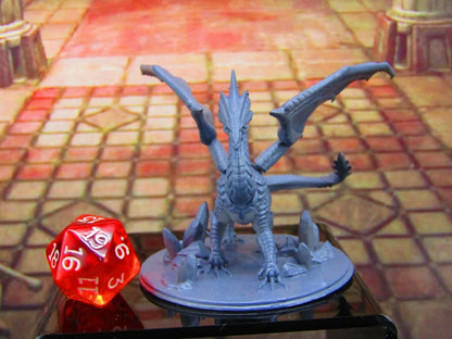 Underground Cave Dragon of the Depths Mini Miniature Model Character Figure