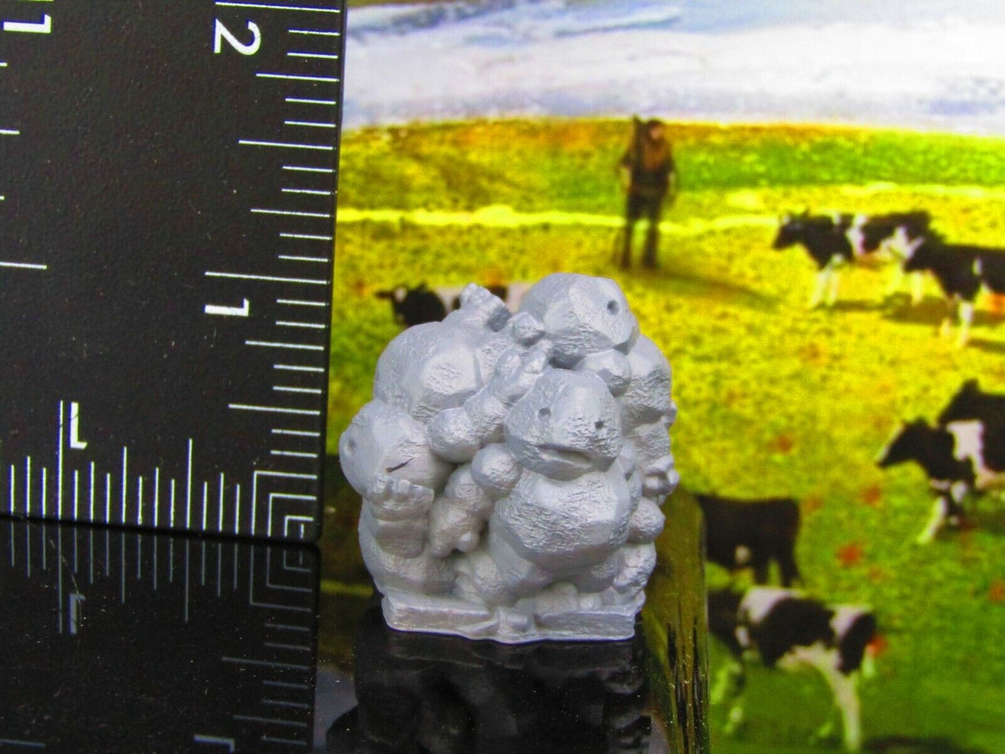 Clod Battle Roller Earth Elemental Dirt Folk Mini Miniature Model Character