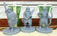 
              3x Palace Soldiers Guards Fighters Mini Miniature Figure 28-32MM Resin Printed
            