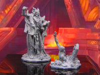 
              Draconian Necromancer w/ Undead Zombie Mini Miniature Model Character Figure
            