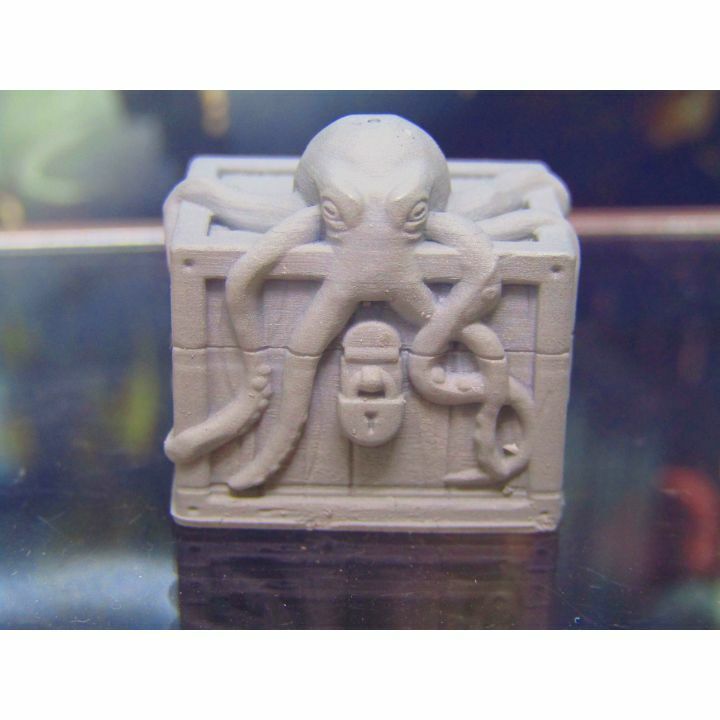 3pc Pirate Sailor Themed Treasure Chests Loot Scenery Scatter Terrain Props