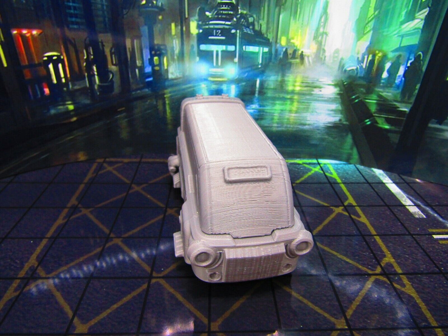 Hover Bus Vehicle Transportation Terrain Scenery Miniature