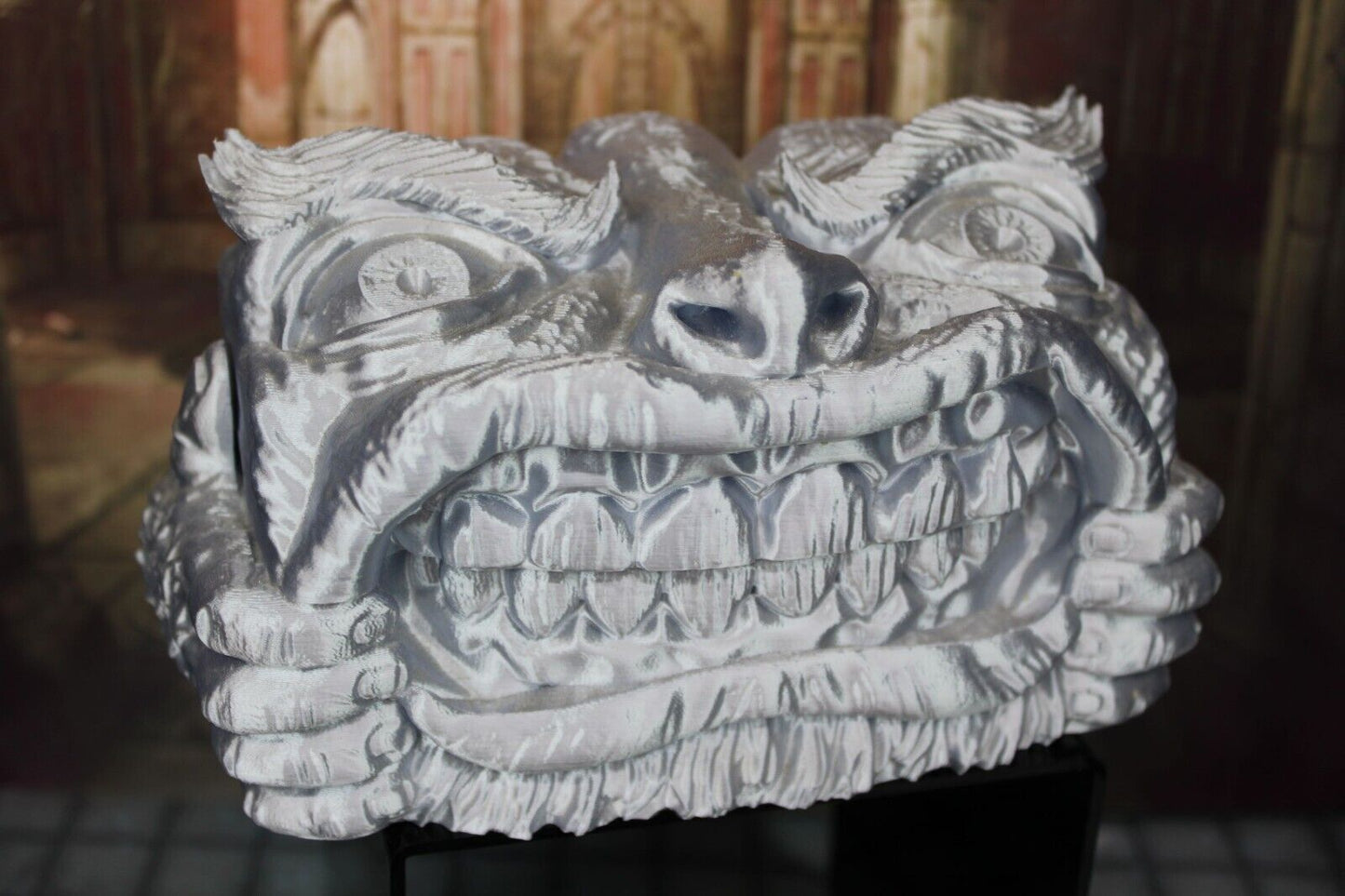 Box of Biting Prop / Storage Full Size Prop RPG Tabletop Gaming Wargaming D&D