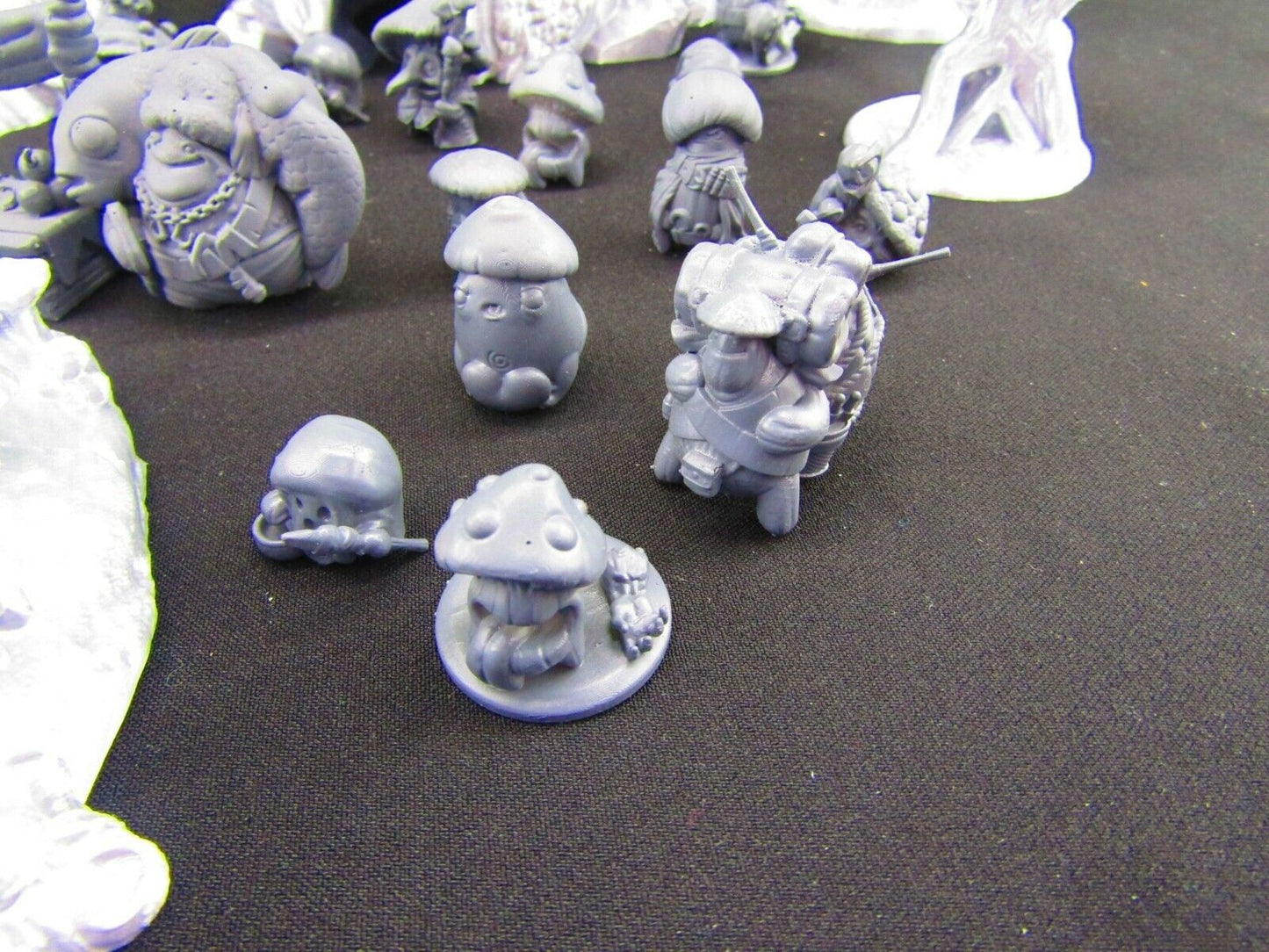 Mushroom Forest Myconid Shroomie Village Set w/ minis Scatter Terrain Scenery