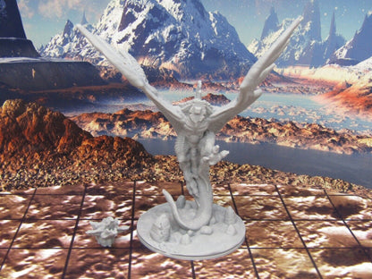 Flying Death Beast Alien Monster Encounter Mini Miniature Figure 3D Printed