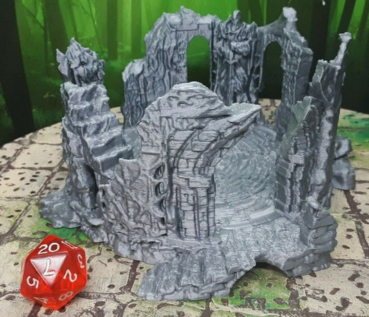 Altar Building Ruins Scatter Terrain Scenery 28mm Dungeons & Dragons 3D Printed
