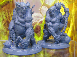 Troll Pair Mini Miniature Figure 3D Printed Model 28/32mm Scale Fantasy RPG