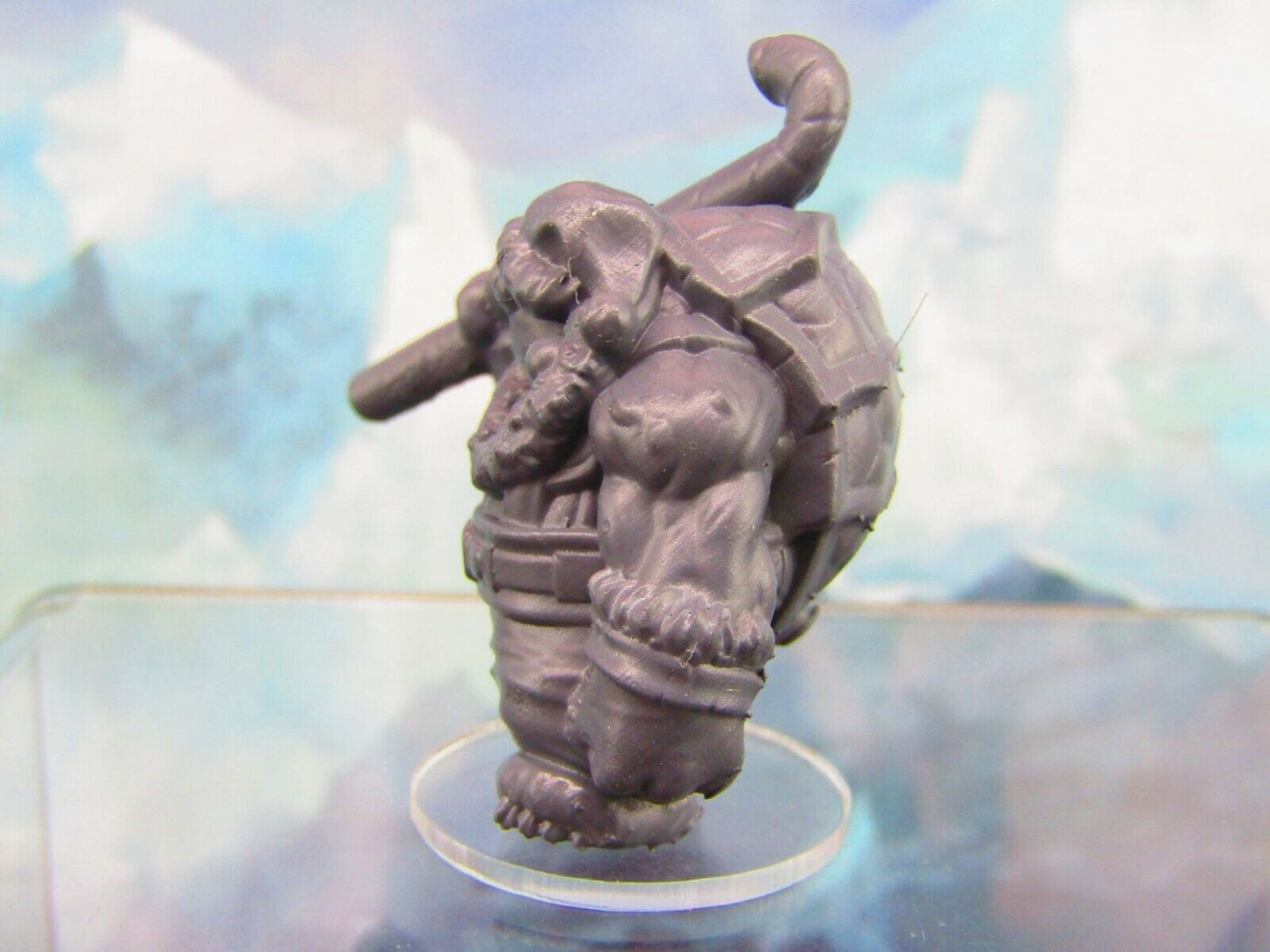 Holly Jolly Christmas Holiday Tortle Mini Miniature Figure 3D Printed Model