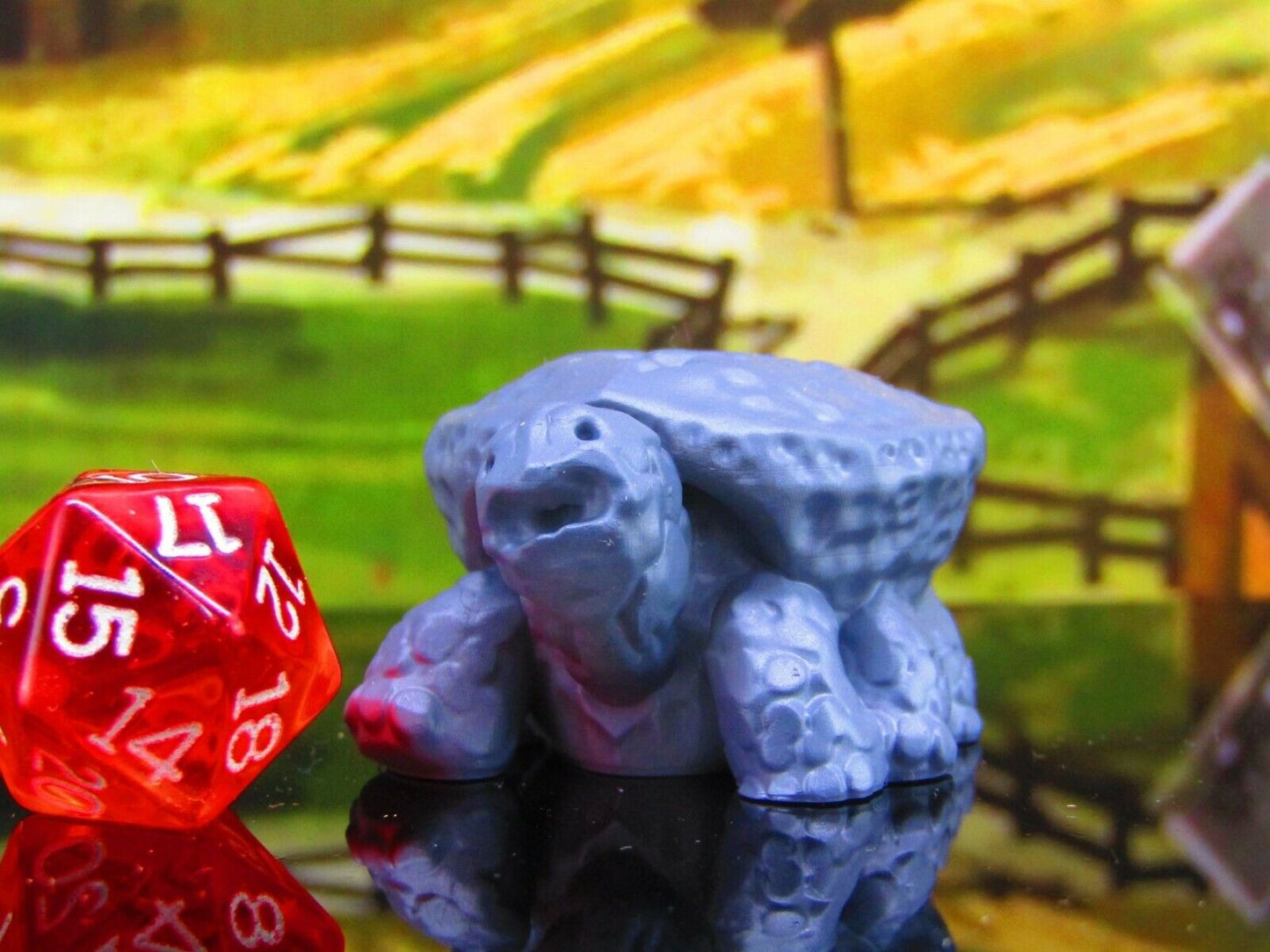 Clod Dirtle Mount Earth Elemental Dirt Turtle Mini Miniature Model Character