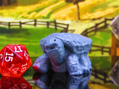 Clod Dirtle Mount Earth Elemental Dirt Turtle Mini Miniature Model Character