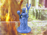 
              Mage Summoner Female Cultist Zealot Mini Miniatures 3D Printed Resin Model
            