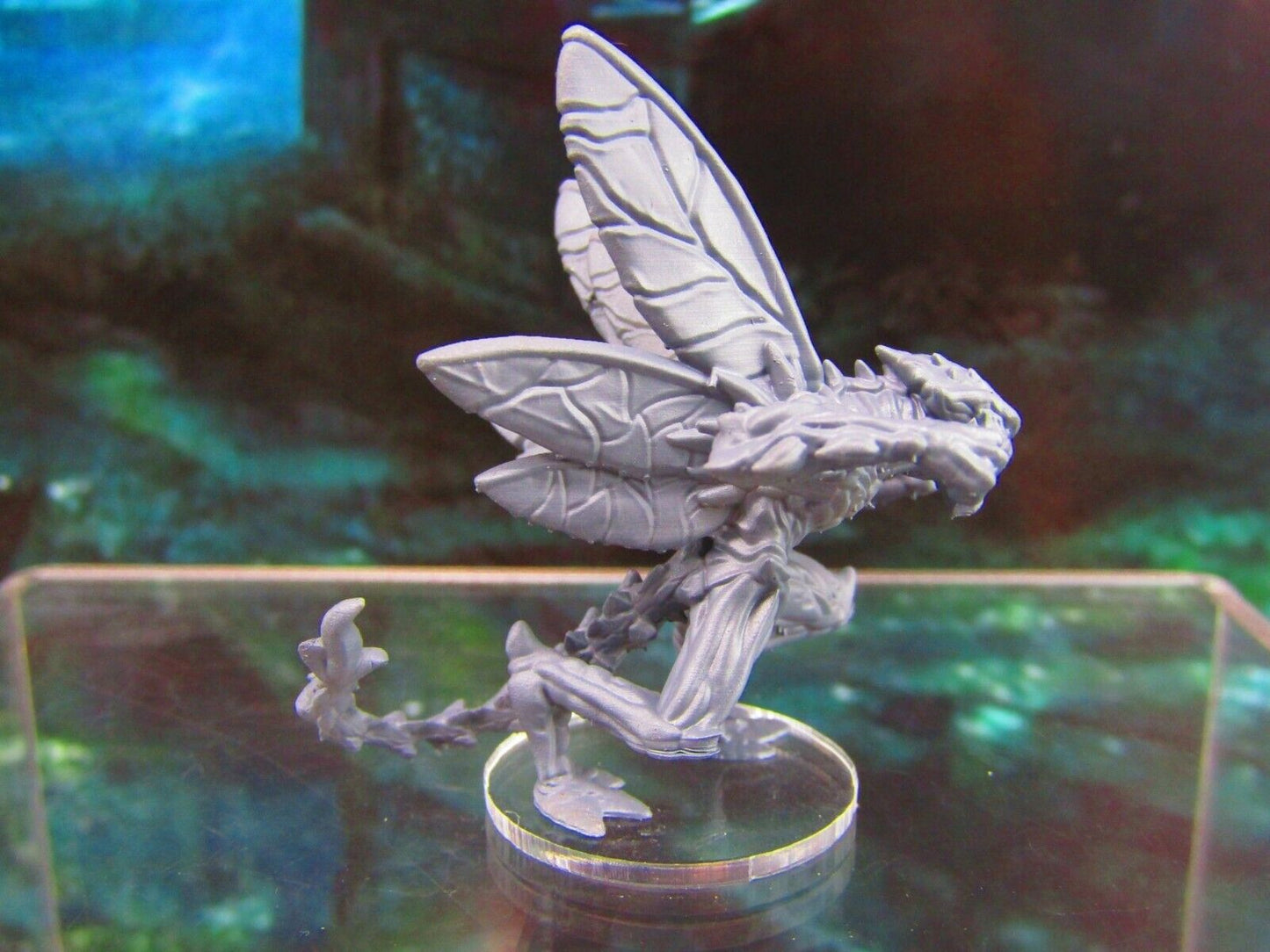 Bone Demon Monster Pose A Mini Miniature Figure 3D Printed Model 28/32mm Scale