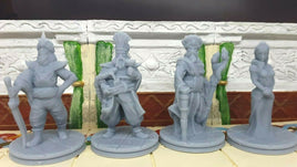 Arabian King, Chancellor, Prince & Princess Mini Figure 28-32MM Resin 3D Printed