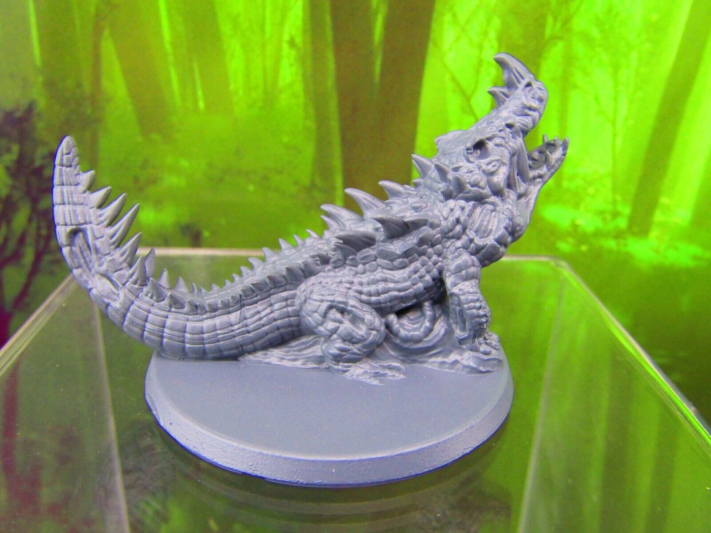 Undead Zombie Crocodile Mini Miniatures 3D Printed Resin Model Figure 28/32mm