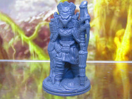 Masked Tribal Jungle Warrior Eagle Hero Mini Miniature Figure 3D Printed Model