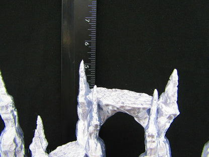 10pc Lava Field Chamber Set Scatter Terrain Scenery 3D Printed Mini Miniature