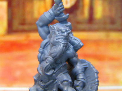 Goblin Fighter Warrior Soldier w/ Sword Mini Miniature Figure 3D Printed Model