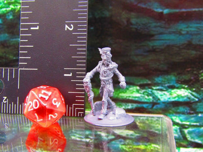 Voodoo Priest Witch Doctor Pose C Mini Miniature Figure 3D Printed Model 28/32mm