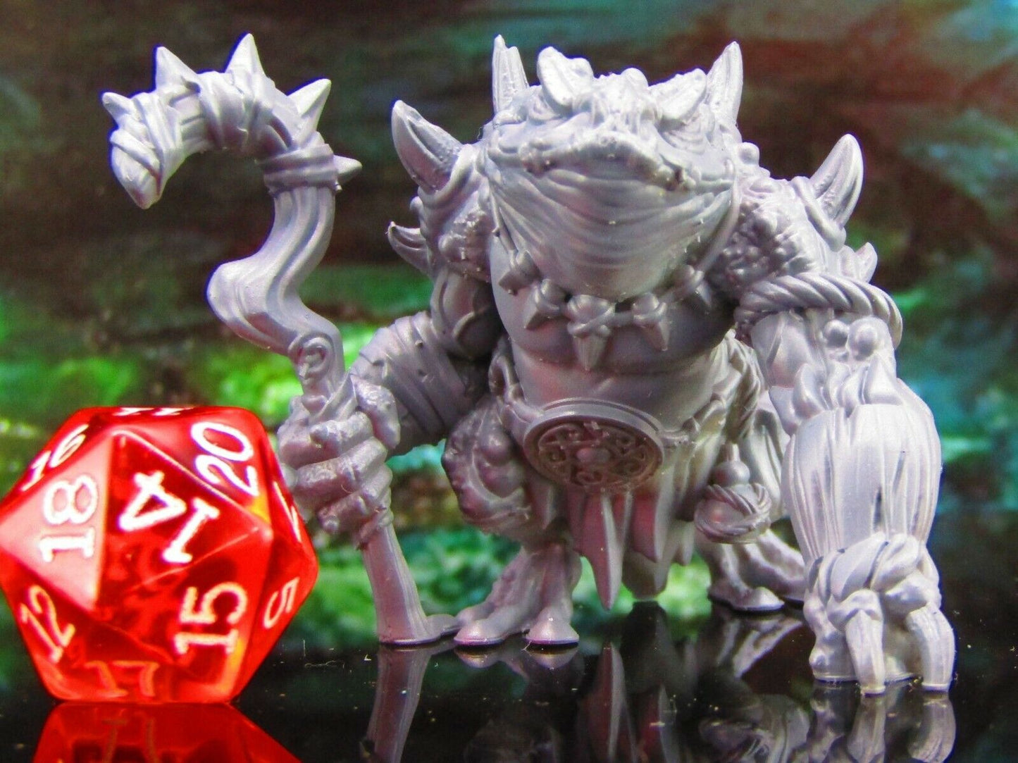 Slaad Frogman Frogfolk Shaman Mini Miniature Model Character Figure