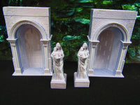 
              Gothic Statues Pair Graveyard / Cemetery Scatter Terrain Scenery Tabletop Gaming
            